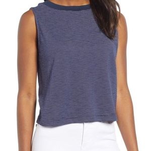 Caslon Striped Knit Tank Top NWT